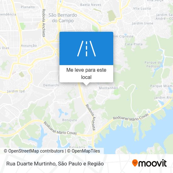 Rua Duarte Murtinho mapa