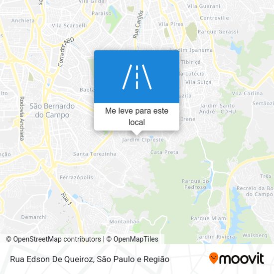 Rua Edson De Queiroz mapa