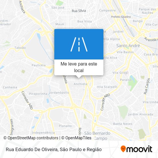 Rua Eduardo De Oliveira mapa