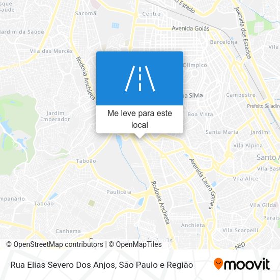 Rua Elias Severo Dos Anjos mapa