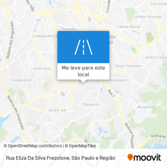 Rua Eliza Da Silva Frezolone mapa