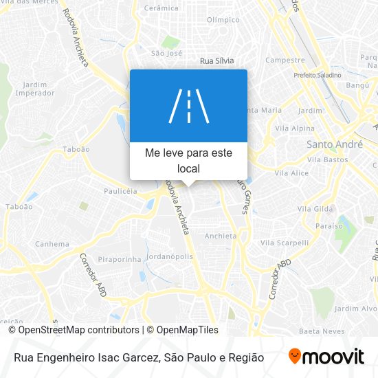 Rua Engenheiro Isac Garcez mapa