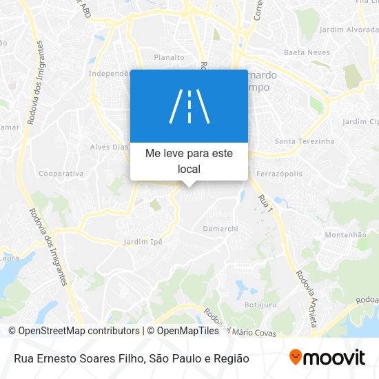 Rua Ernesto Soares Filho mapa