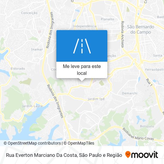 Rua Everton Marciano Da Costa mapa