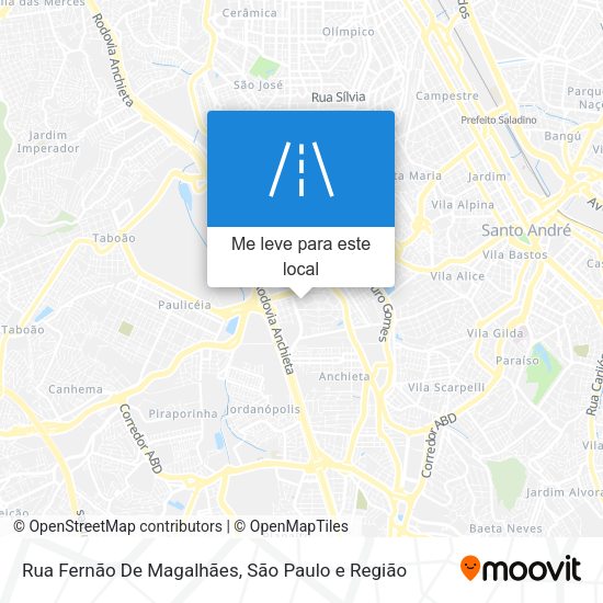 Rua Fernão De Magalhães mapa