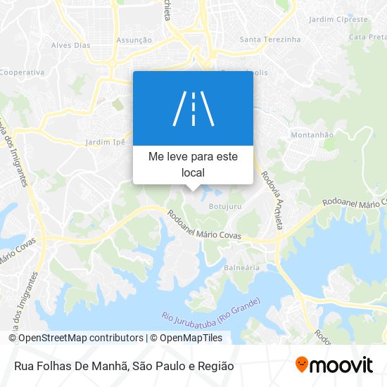 Rua Folhas De Manhã mapa