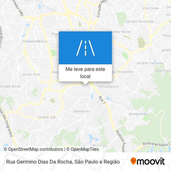 Rua Germino Dias Da Rocha mapa