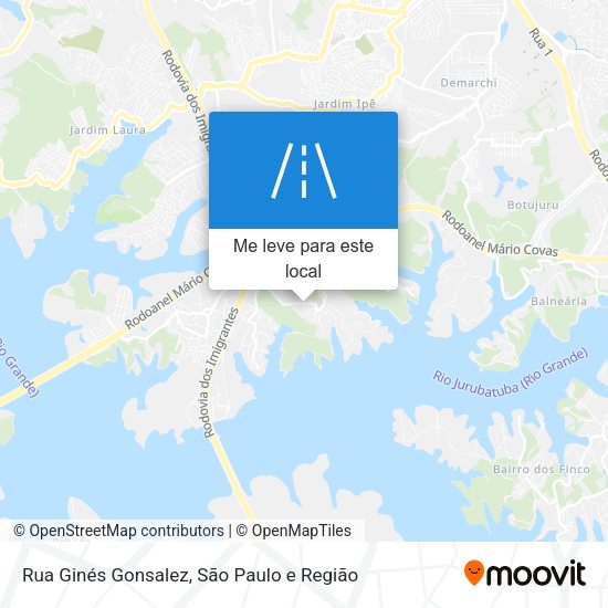 Rua Ginés Gonsalez mapa