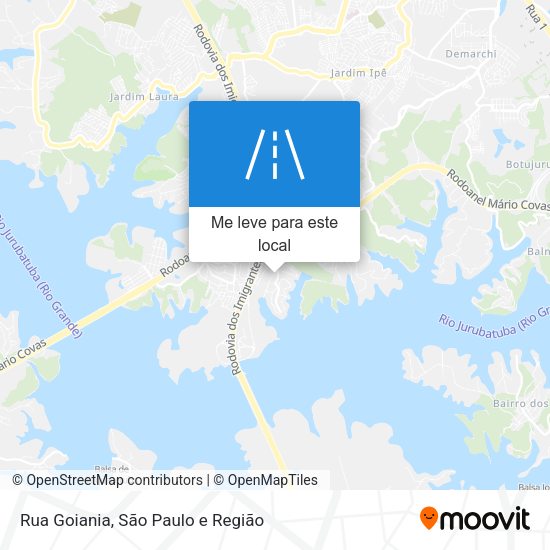Rua Goiania mapa