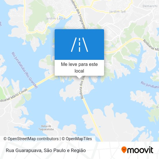 Rua Guarapuava mapa