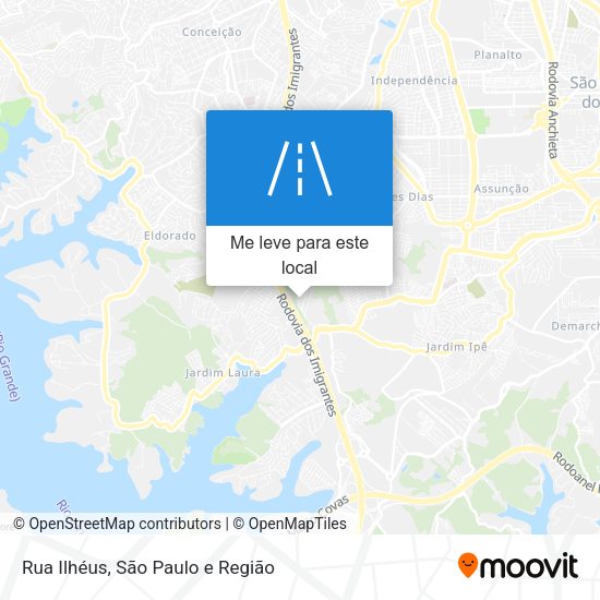 Rua Ilhéus mapa