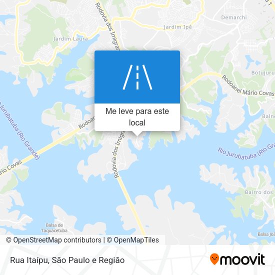 Rua Itaípu mapa