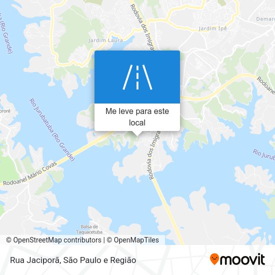 Rua Jaciporã mapa
