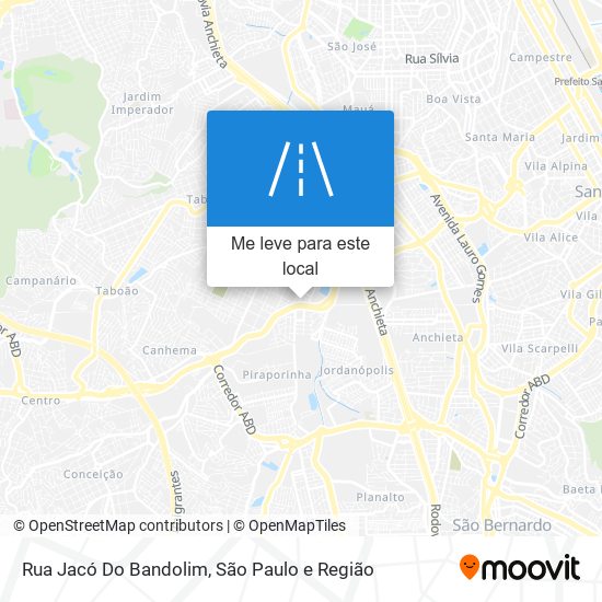 Rua Jacó Do Bandolim mapa