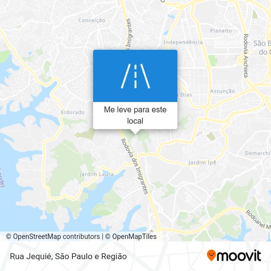 Rua Jequié mapa