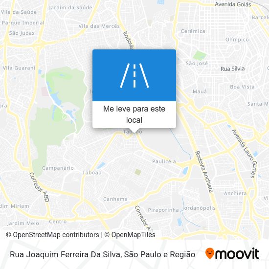 Rua Joaquim Ferreira Da Silva mapa