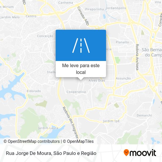 Rua Jorge De Moura mapa