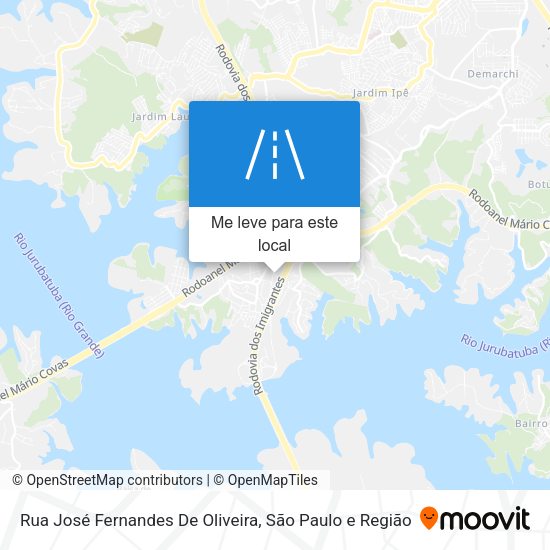 Rua José Fernandes De Oliveira mapa