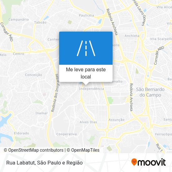 Rua Labatut mapa