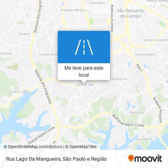 Rua Lago Da Mangueira mapa