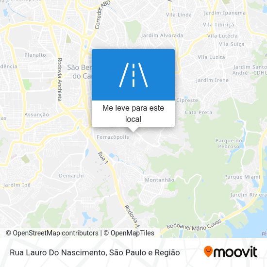 Rua Lauro Do Nascimento mapa