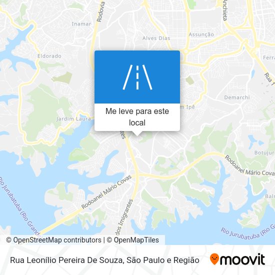Rua Leonílio Pereira De Souza mapa