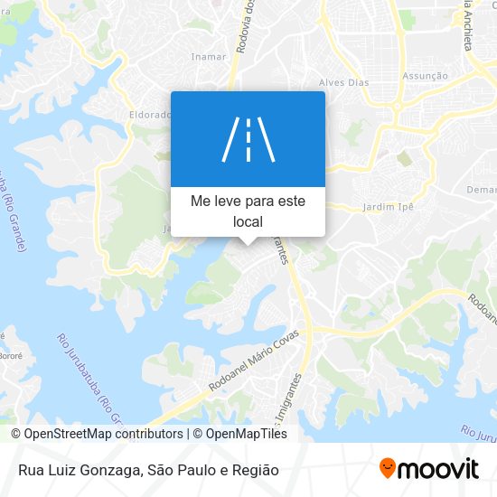 Rua Luiz Gonzaga mapa