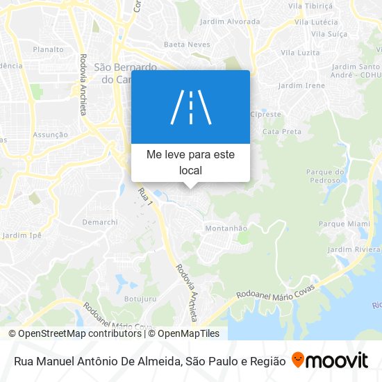 Rua Manuel Antônio De Almeida mapa