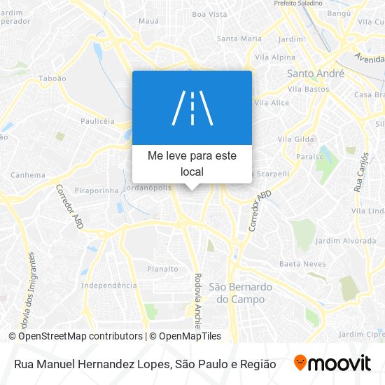 Rua Manuel Hernandez Lopes mapa