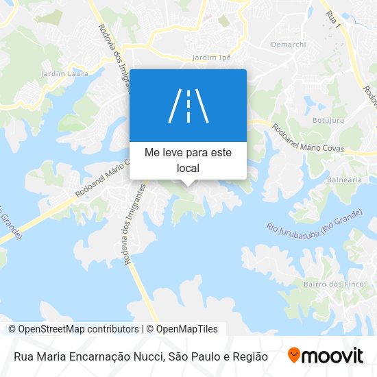 Rua Maria Encarnação Nucci mapa