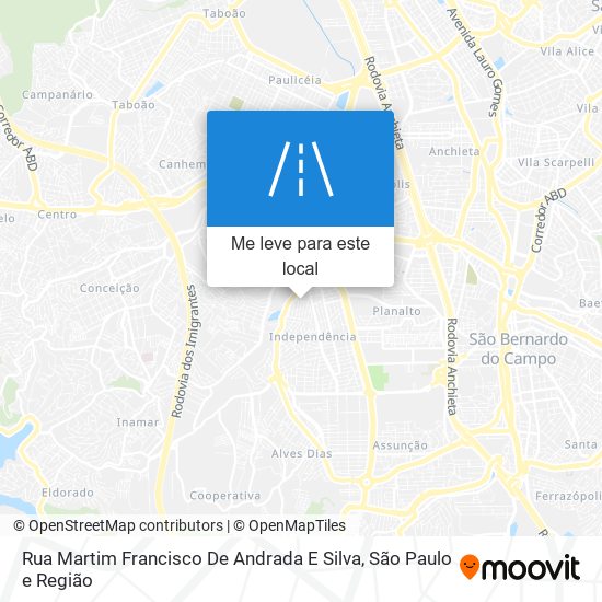 Rua Martim Francisco De Andrada E Silva mapa