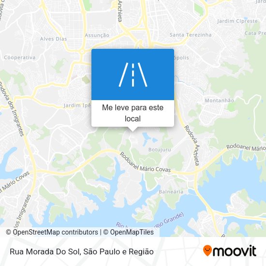 Rua Morada Do Sol mapa