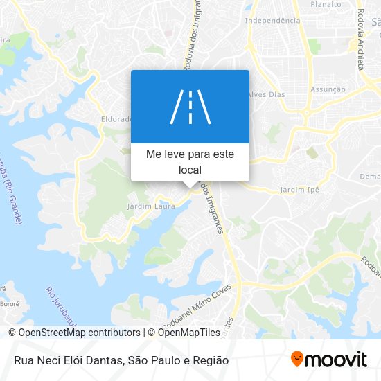 Rua Neci Elói Dantas mapa