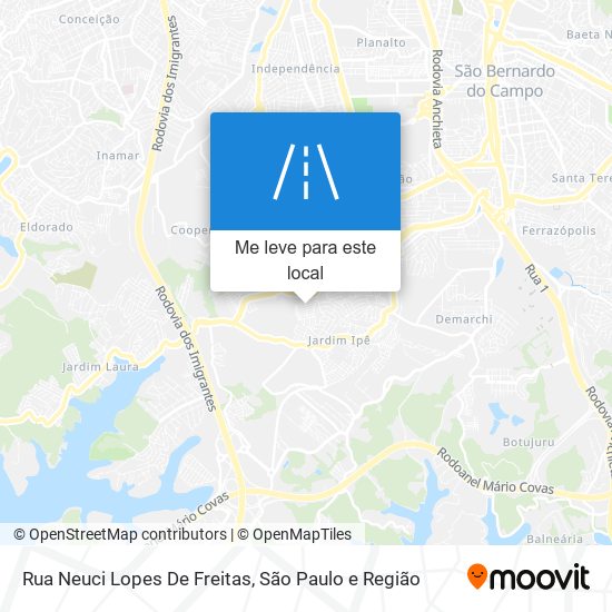 Rua Neuci Lopes De Freitas mapa