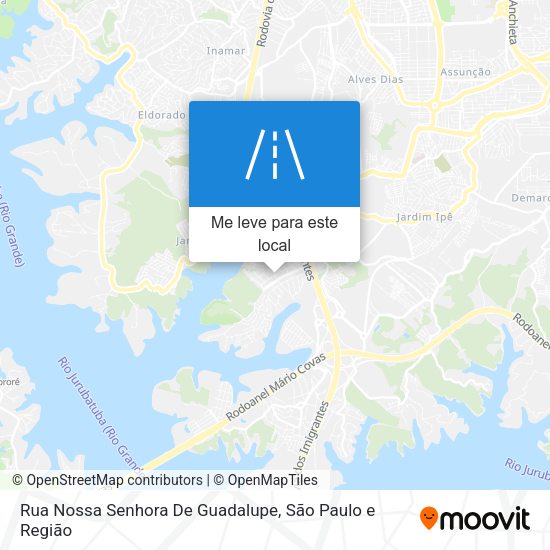 Rua Nossa Senhora De Guadalupe mapa