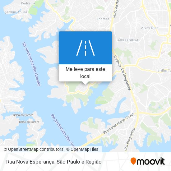 Rua Nova Esperança mapa