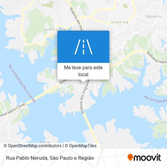 Rua Pablo Neruda mapa