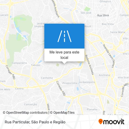 Rua Particular mapa