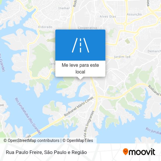 Rua Paulo Freire mapa