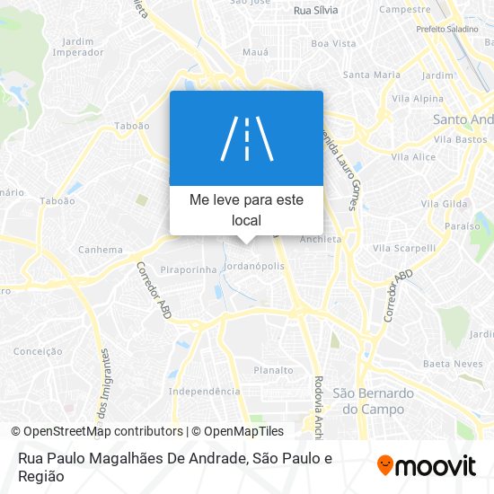 Rua Paulo Magalhães De Andrade mapa