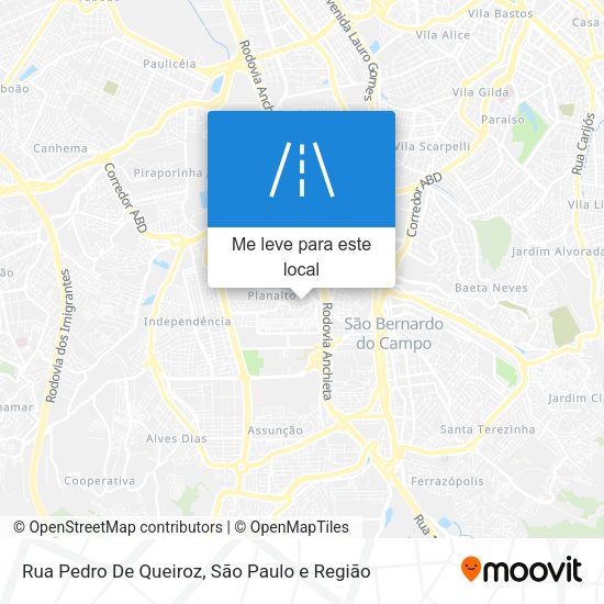 Rua Pedro De Queiroz mapa