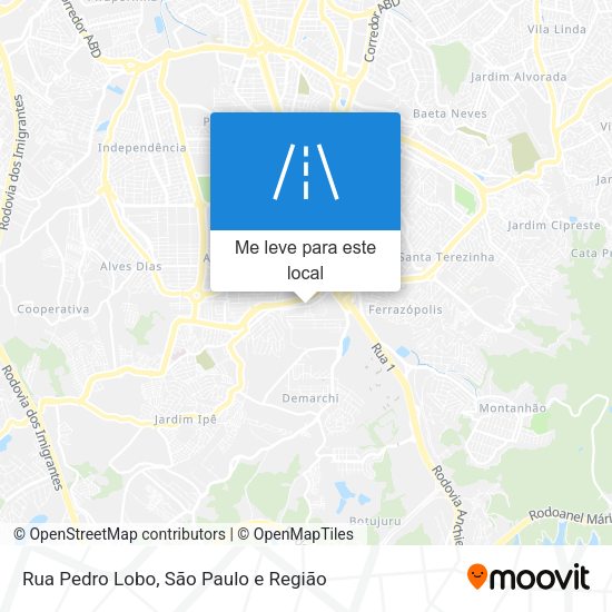 Rua Pedro Lobo mapa
