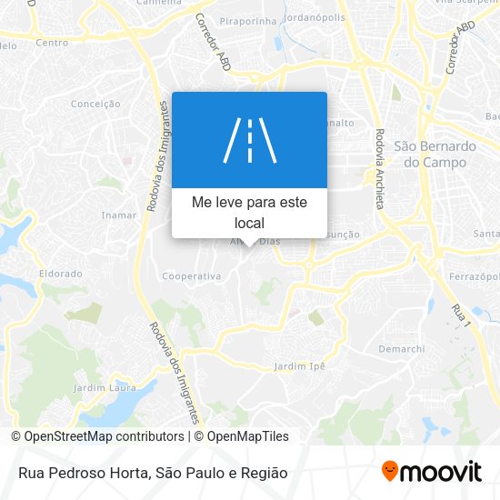 Rua Pedroso Horta mapa