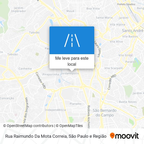 Rua Raimundo Da Mota Correia mapa