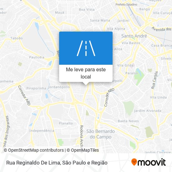 Rua Reginaldo De Lima mapa