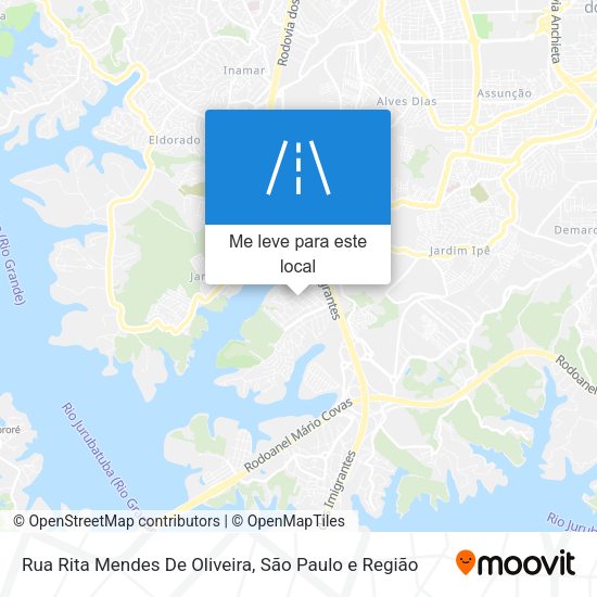 Rua Rita Mendes De Oliveira mapa