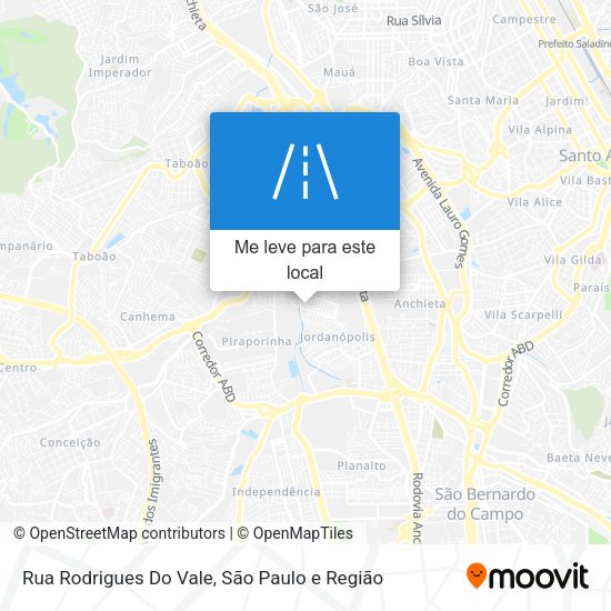 Rua Rodrigues Do Vale mapa