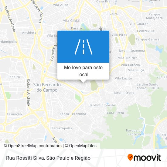 Rua Rossiti Silva mapa