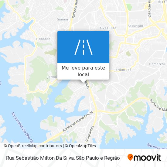 Rua Sebastião Milton Da Silva mapa