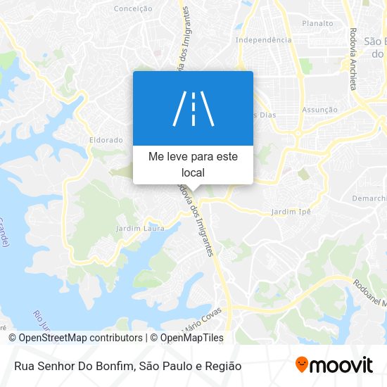 Rua Senhor Do Bonfim mapa